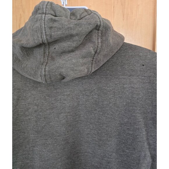 Carhartt Men Hooded Sweatshirt With Paint Marks Small Holes Distressed thrashed - Picture 9 of 14